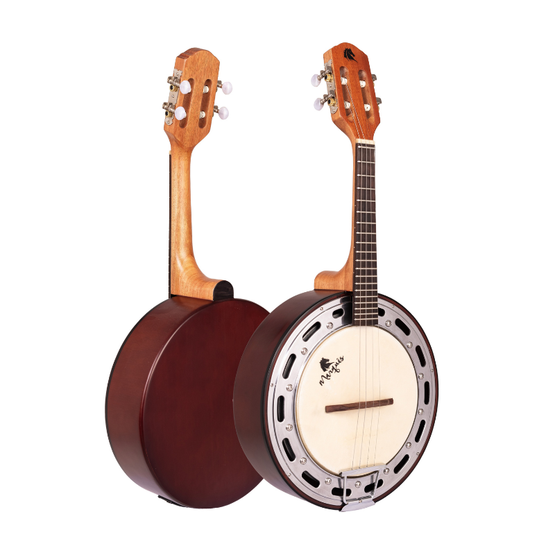 BAJ-87CTSAC - Banjo Acústico Castanho Fosco com Aro Jateado